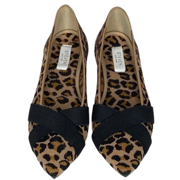 Steven By Steve Madden Shoes - Steven Steve Madden Roamy Woven Cheetah Flat Size 8.5